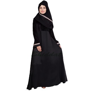 Prayer outfit - Umbrella abaya with hand embroidery work